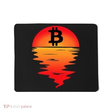 Bitcoin Retro Portfolio Crypto Currency Mousepad