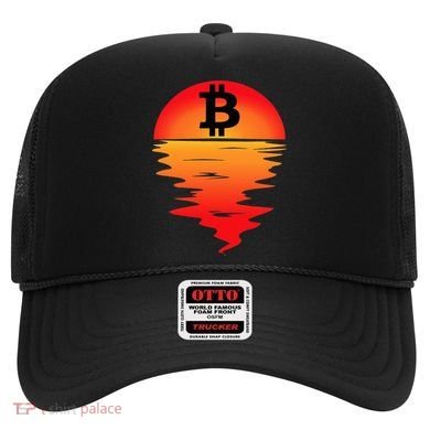 Bitcoin Retro Portfolio Crypto Currency Hat