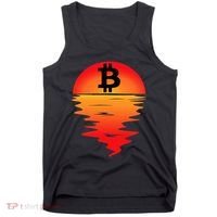 Bitcoin Retro Portfolio Crypto Currency Tank Top thumb 0