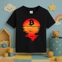 Bitcoin Retro Portfolio Crypto Currency Toddler T-Shirt thumb 3
