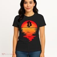 Bitcoin Retro Portfolio Crypto Currency Women's T-Shirt thumb 4