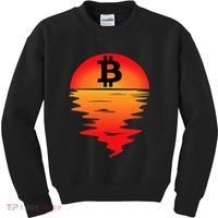 Bitcoin Retro Portfolio Crypto Currency Kids Sweatshirt thumb 0