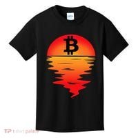 Bitcoin Retro Portfolio Crypto Currency Kids T-Shirt thumb 0