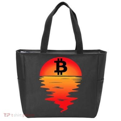 Bitcoin Retro Portfolio Crypto Currency Tote Bag