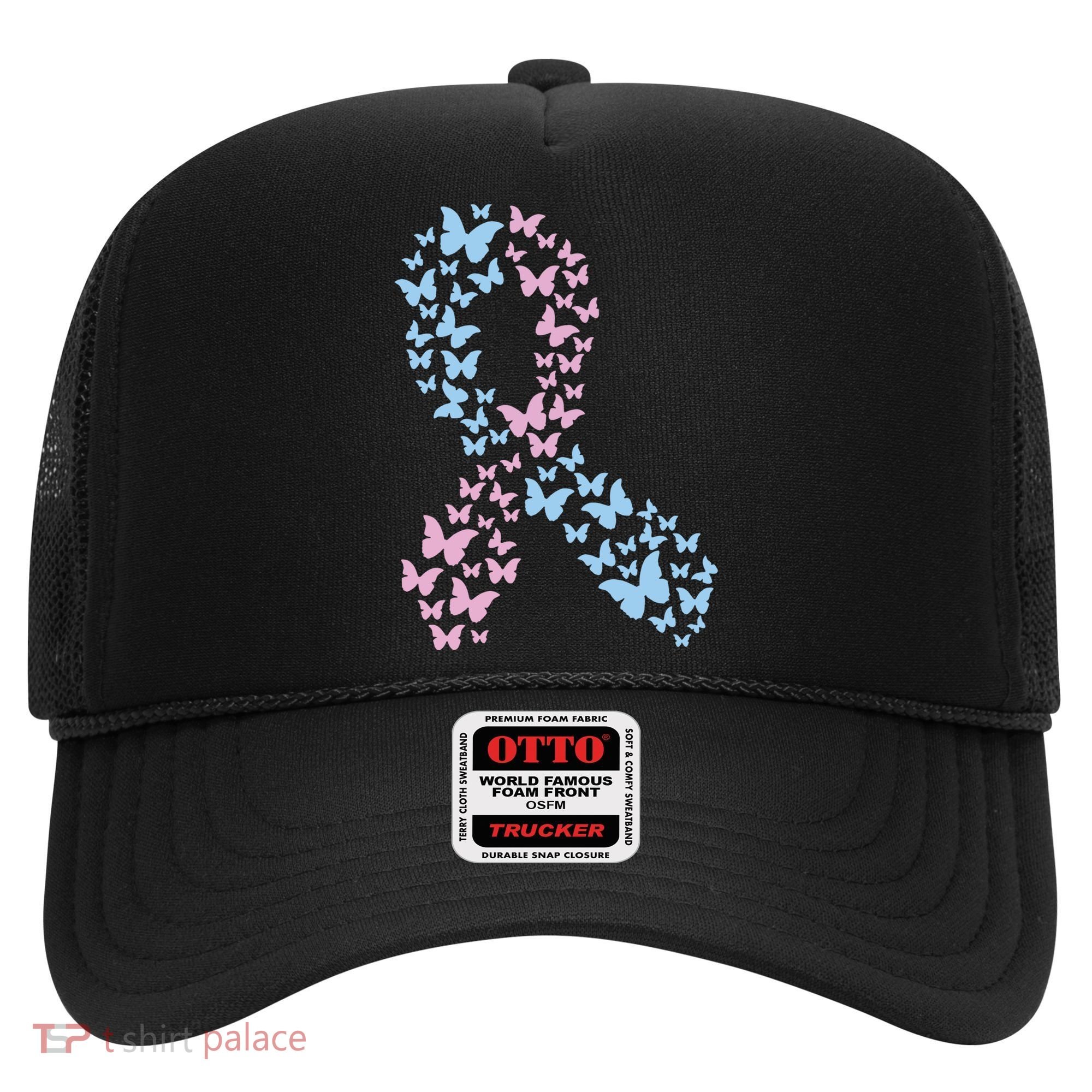 Butterfly Ribbon Pregnancy And Infant Loss Awareness Month Gift Hat