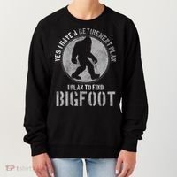 Bigfoot Retirement Plan Funny Retired Sasquatch Hunter Gift Women's Sweatshirt thumb 0