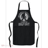 Bigfoot Retirement Plan Funny Retired Sasquatch Hunter Gift Apron thumb 0