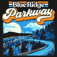 Blue Ridge Parkway Vintage Night Moon & Stars Graphic T-Shirt thumb 7