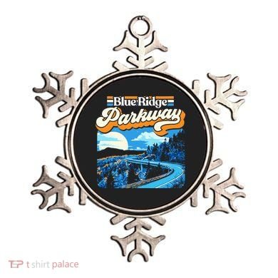 Blue Ridge Parkway Vintage Night Moon & Stars Graphic Ornament