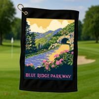 Blue Ridge Parkway Golf Towel thumb 1