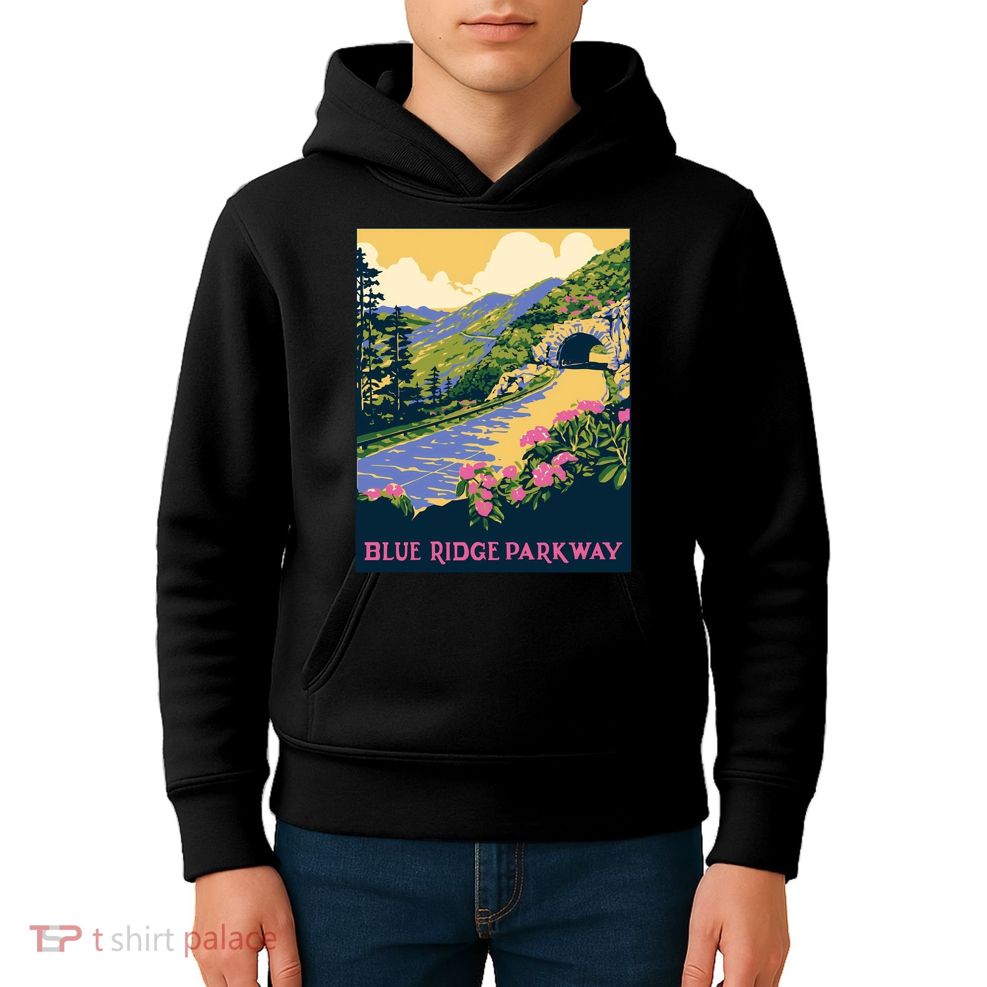 Blue Ridge Parkway Kids Hoodie
