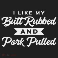 Butt Rubbed Pork Pulled Funny Bbq Grill Southern Smoker Golf Towel thumb 3