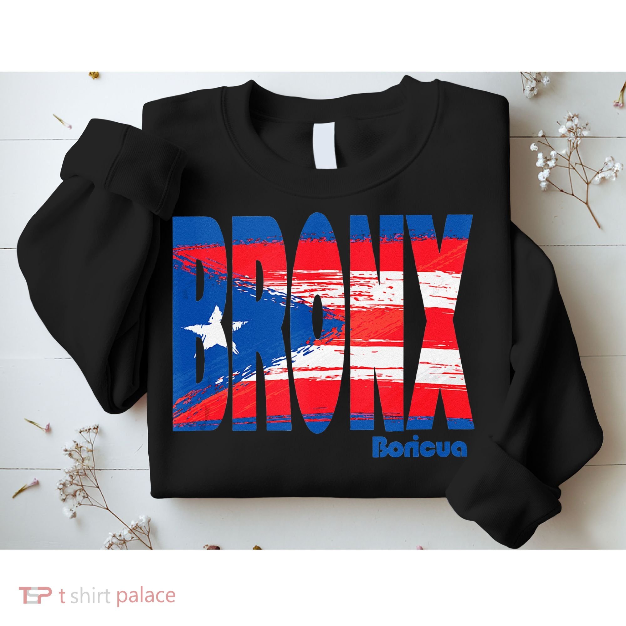 Boricua Roots Puerto Rico Pride PR Bronx Puerto Rico Flag Sweatshirt