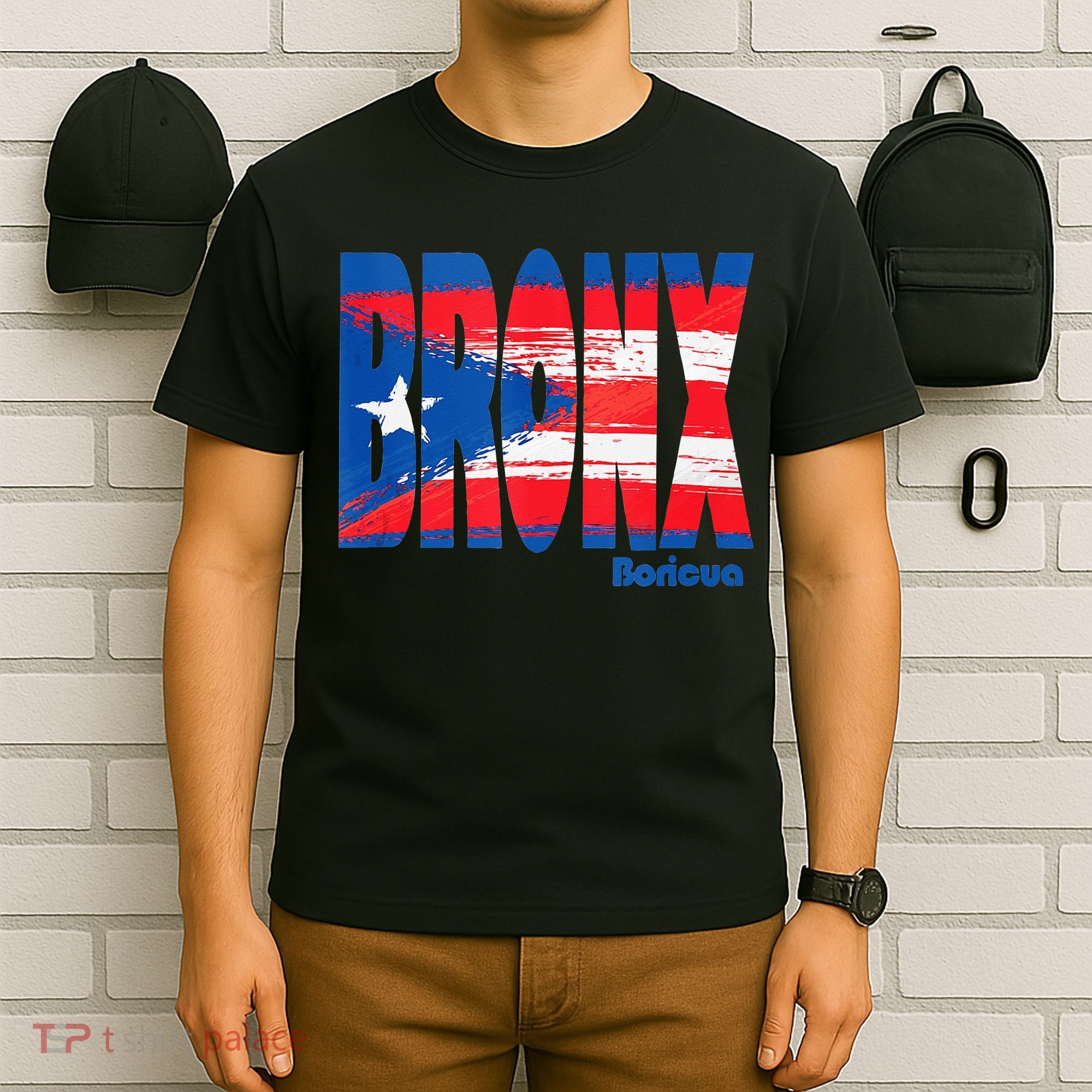 Boricua Roots Puerto Rico Pride PR Bronx Puerto Rico Flag T-Shirt
