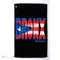 Boricua Roots Puerto Rico Pride PR Bronx Puerto Rico Flag Golf Towel thumb 0