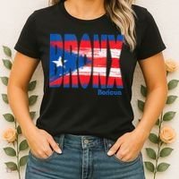 Boricua Roots Puerto Rico Pride PR Bronx Puerto Rico Flag Women's T-Shirt thumb 2