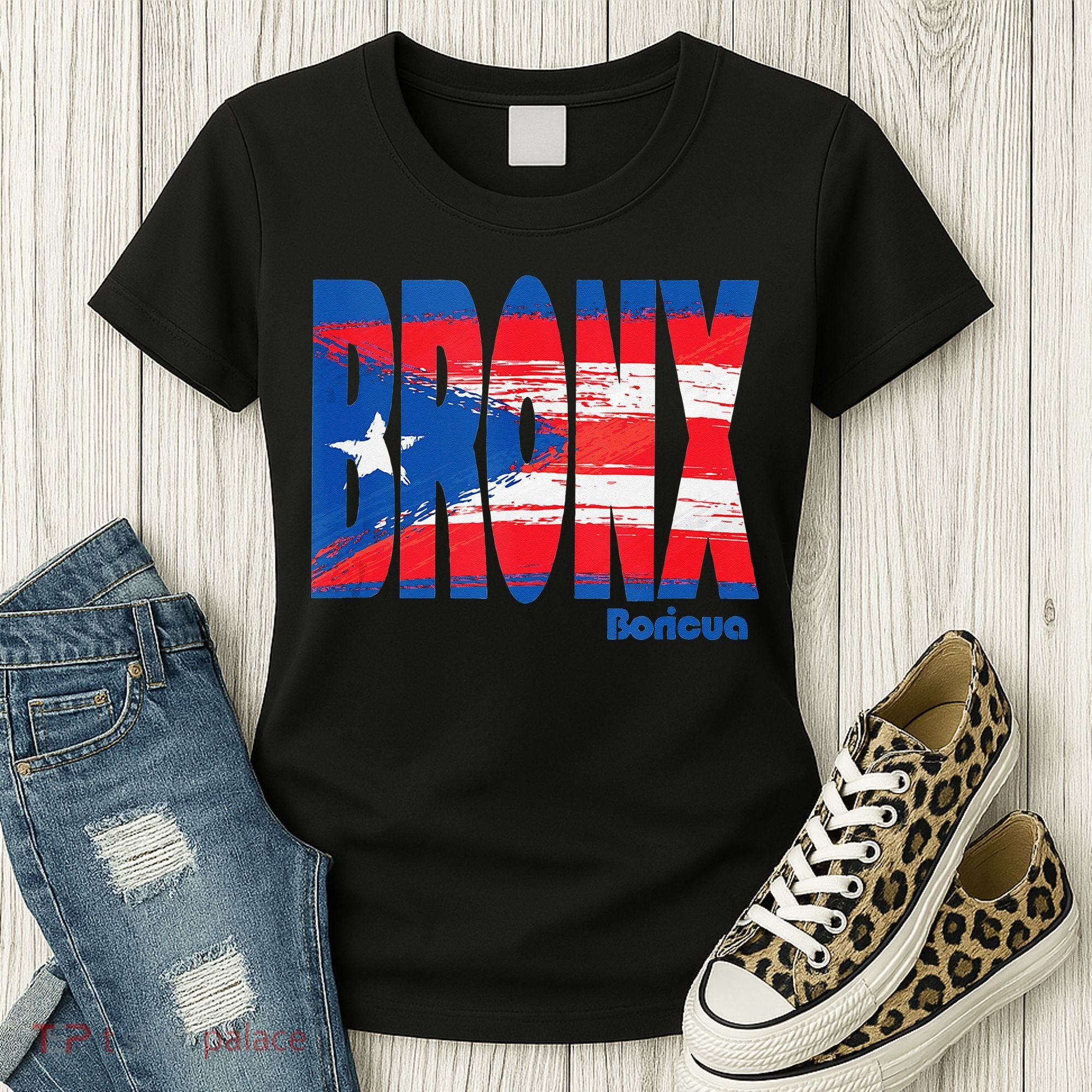 Boricua Roots Puerto Rico Pride PR Bronx Puerto Rico Flag Women's T-Shirt
