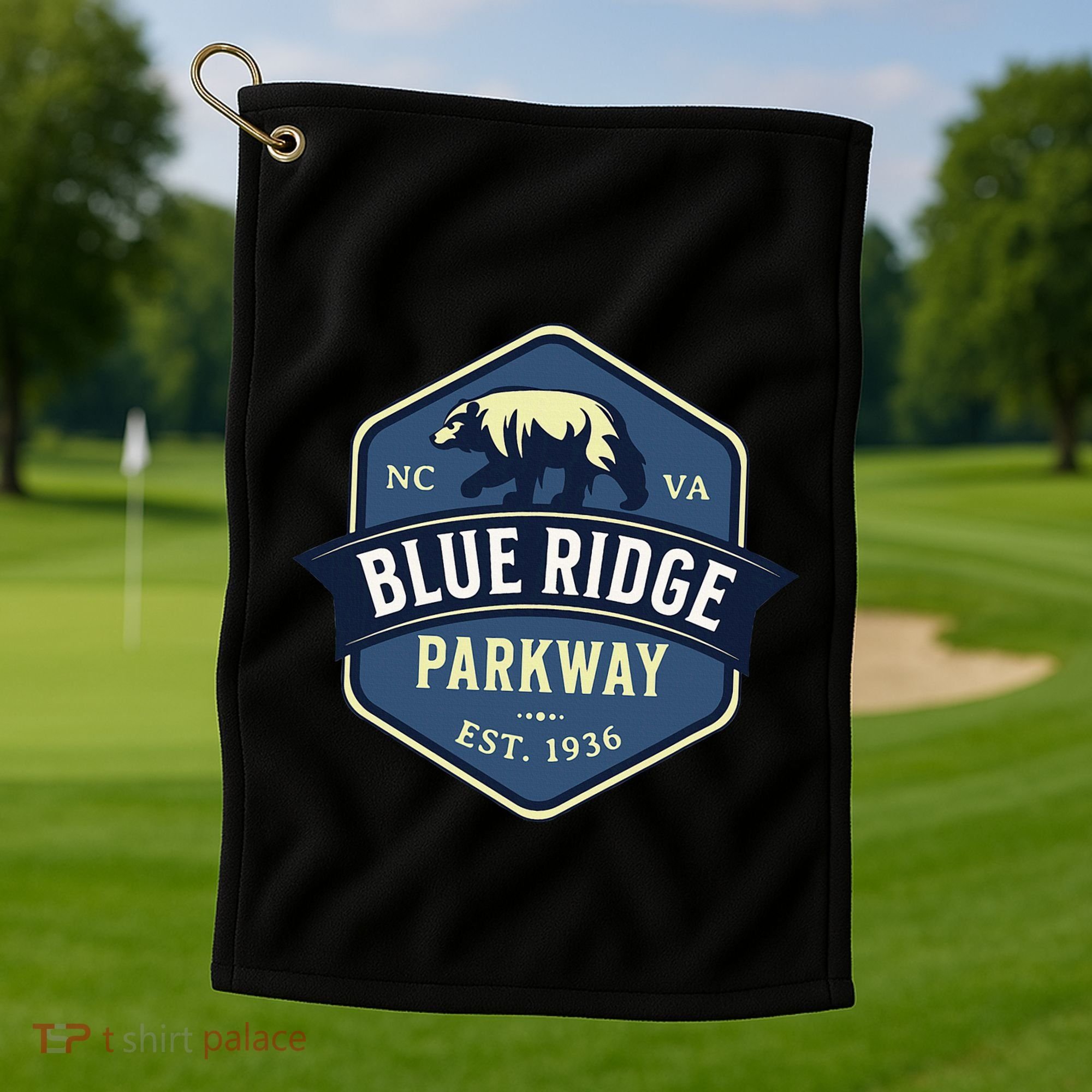 Blue Ridge Parkway Brp North Carolina And Virginia Golf Towel