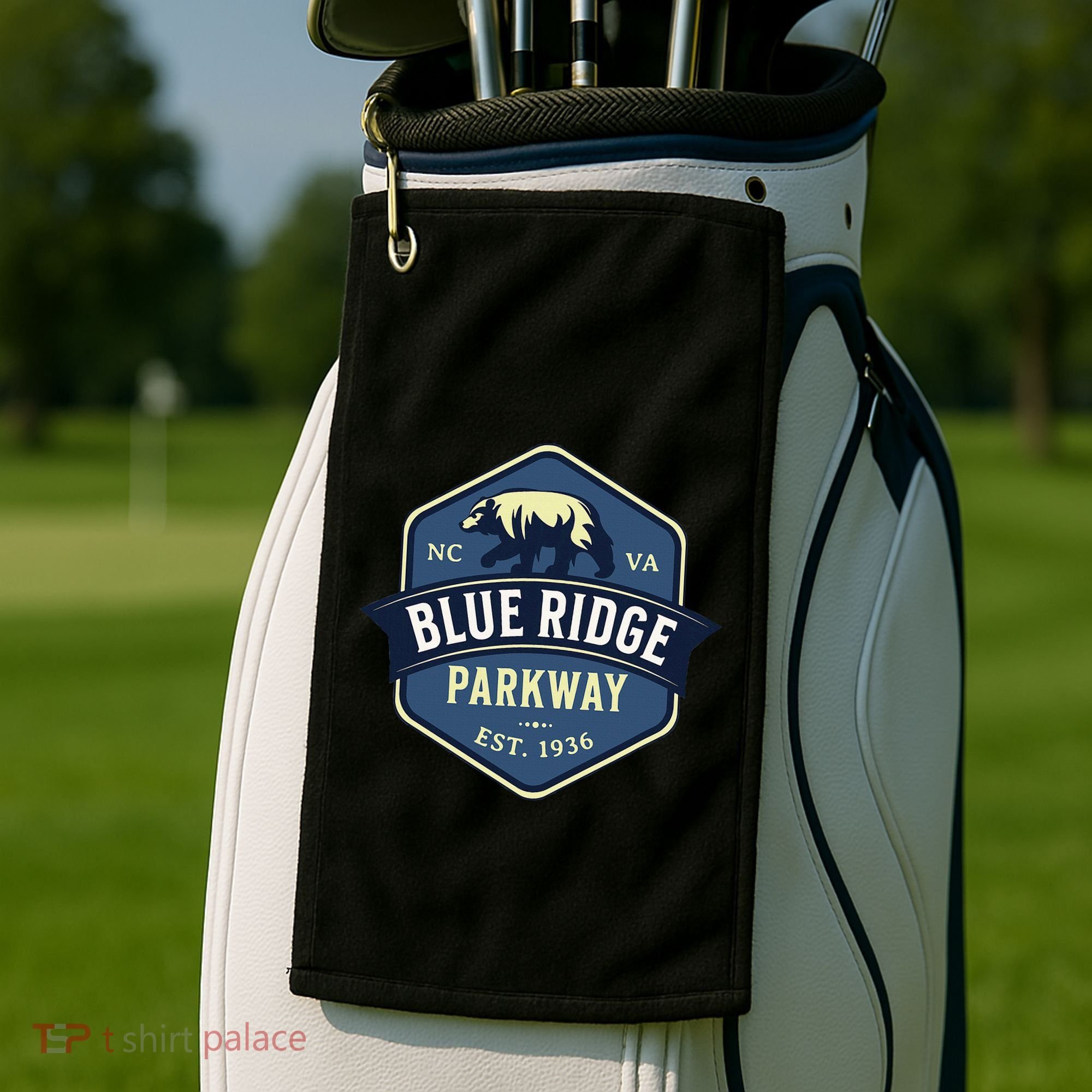 Blue Ridge Parkway Brp North Carolina And Virginia Golf Towel