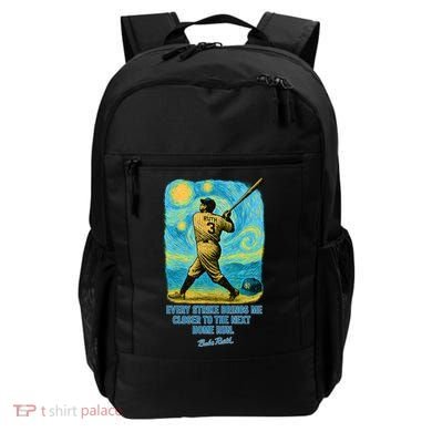 Babe Ruth Quote Starry Night Backpack