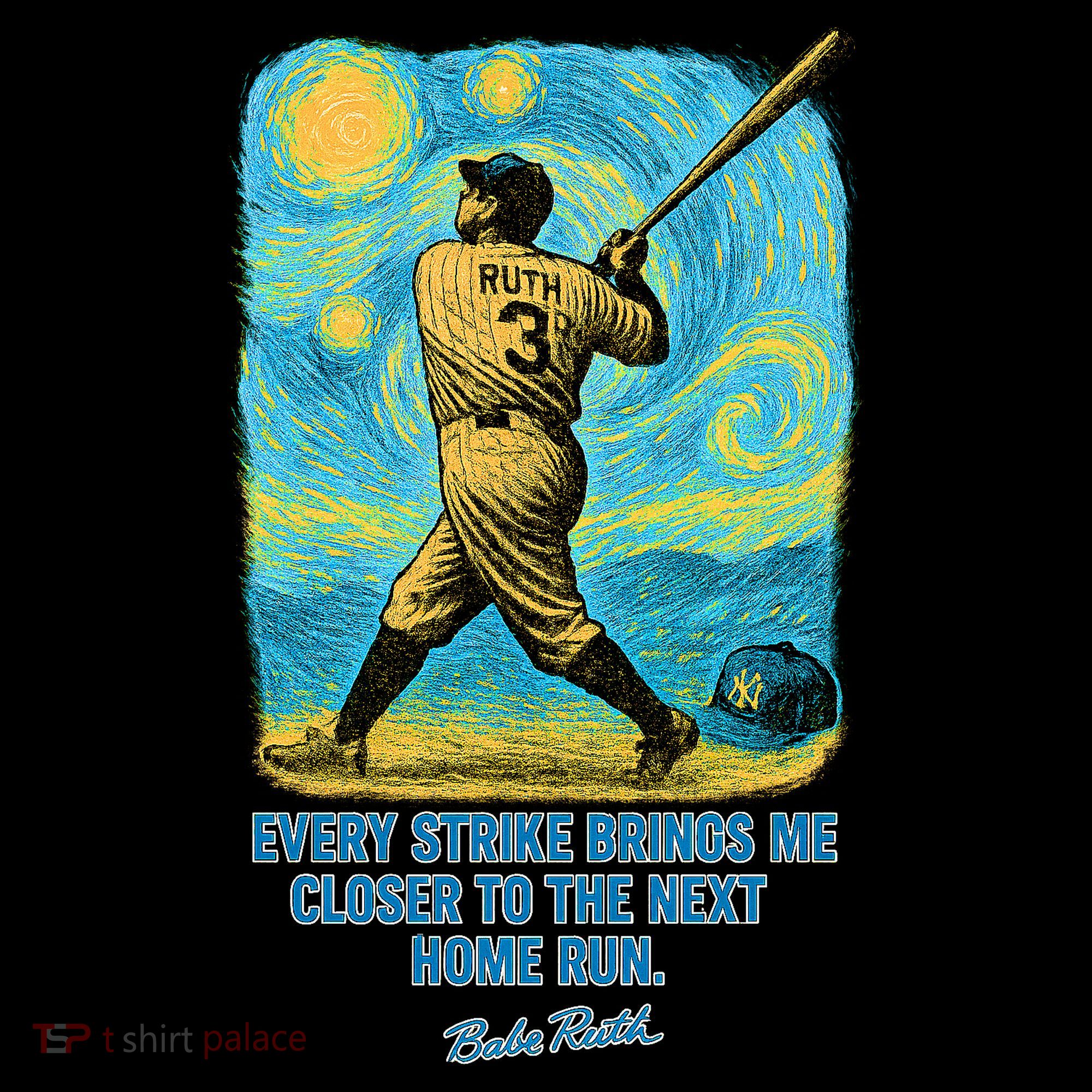 Babe Ruth Quote Starry Night Backpack