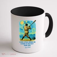Babe Ruth Quote Starry Night Coffee Mug thumb 1