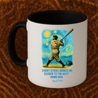 Babe Ruth Quote Starry Night Coffee Mug thumb 2