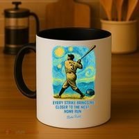 Babe Ruth Quote Starry Night Coffee Mug thumb 4