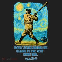 Babe Ruth Quote Starry Night Tumbler thumb 3