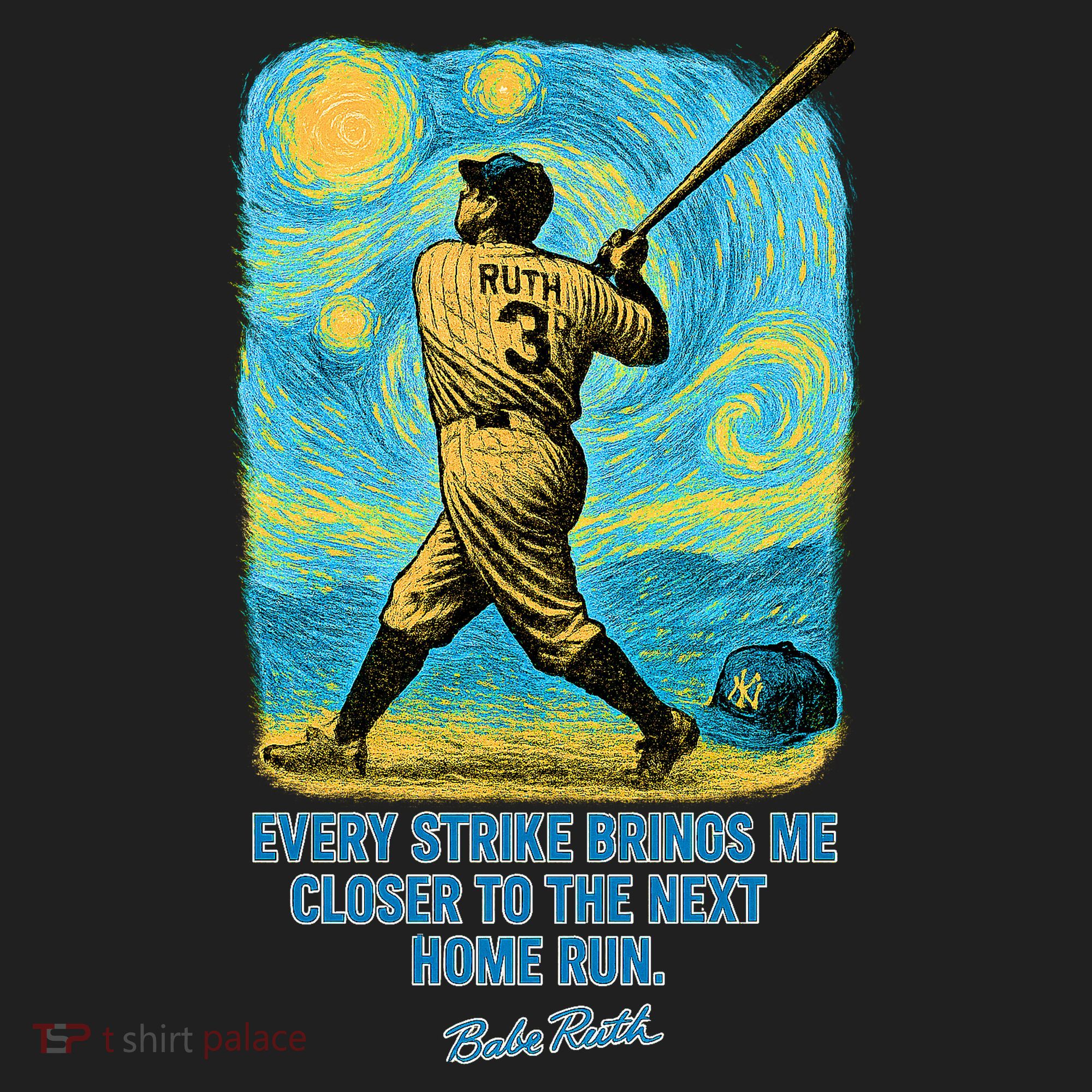 Babe Ruth Quote Starry Night Tumbler