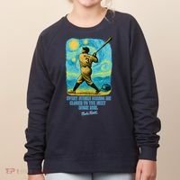 Babe Ruth Quote Starry Night Women's Sweatshirt thumb 0