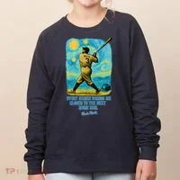 Babe Ruth Quote Starry Night Women's Sweatshirt thumb 0