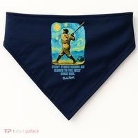 Babe Ruth Quote Starry Night USA-Made Doggie Bandana thumb 0