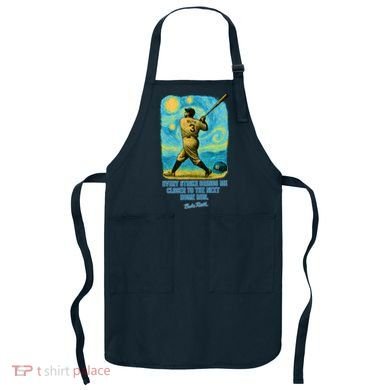 Babe Ruth Quote Starry Night Apron
