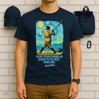 Babe Ruth Quote Starry Night T-Shirt thumb 6