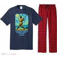 Babe Ruth Quote Starry Night Pajama Set thumb 0