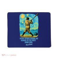 Babe Ruth Quote Starry Night Mousepad thumb 0