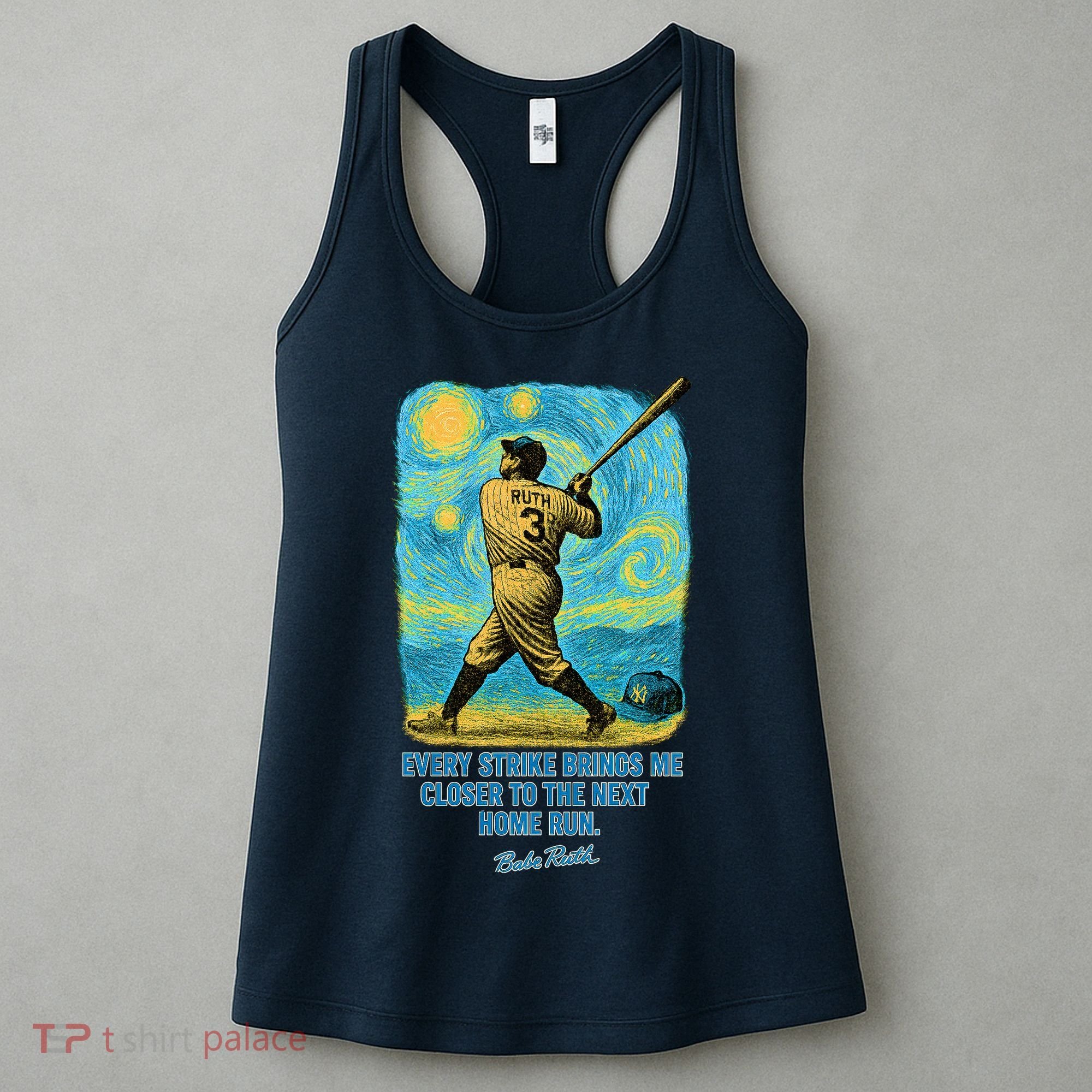 Babe Ruth Quote Starry Night Women's Tank Top