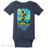 Babe Ruth Quote Starry Night Baby Bodysuit thumb 0