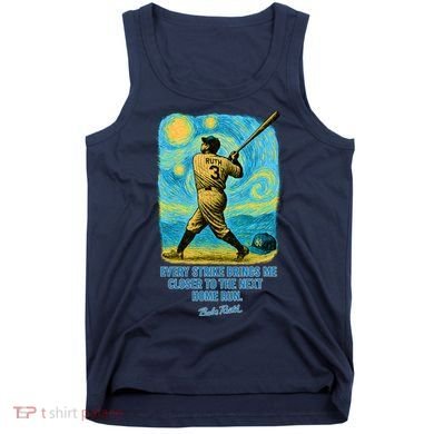 Babe Ruth Quote Starry Night Tank Top