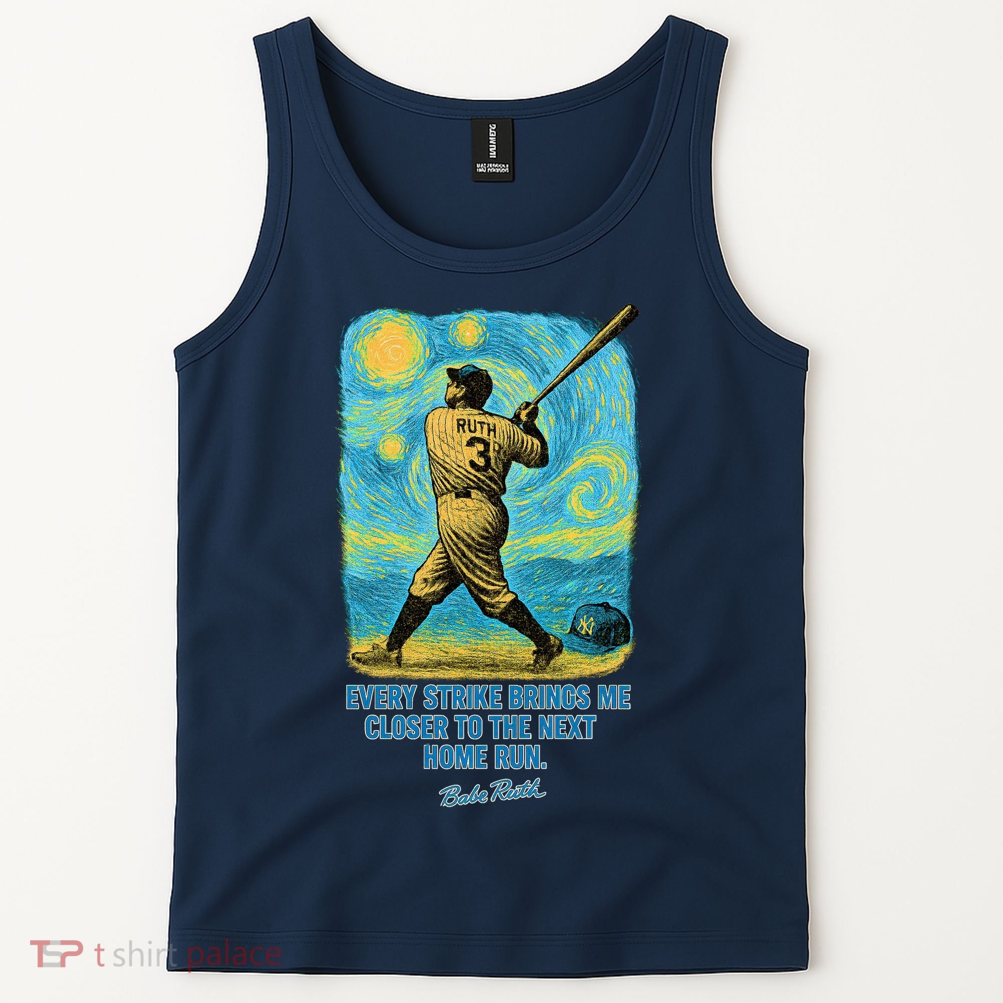 Babe Ruth Quote Starry Night Tank Top