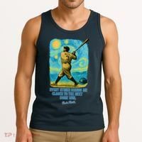 Babe Ruth Quote Starry Night Tank Top thumb 3