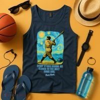 Babe Ruth Quote Starry Night Tank Top thumb 4