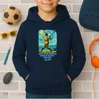 Babe Ruth Quote Starry Night Kids Hoodie thumb 2