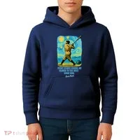 Babe Ruth Quote Starry Night Kids Hoodie thumb 4