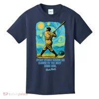 Babe Ruth Quote Starry Night Kids T-Shirt thumb 0