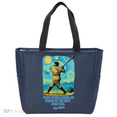 Babe Ruth Quote Starry Night Tote Bag