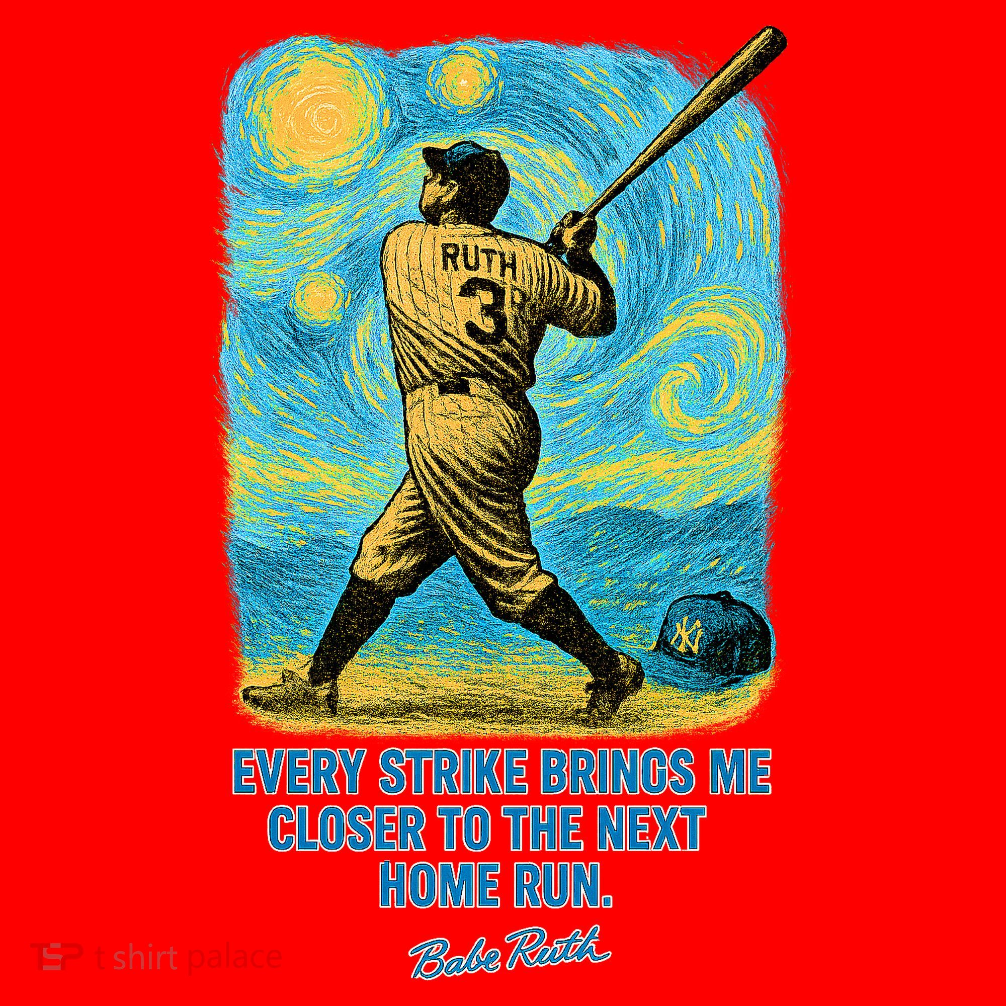 Babe Ruth Quote Starry Night Santa Hat