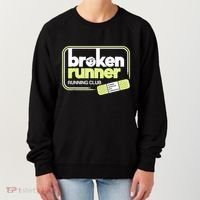 Broken Runner Running Club Turning Setbacks Into Comebacks Women's Sweatshirt thumb 0