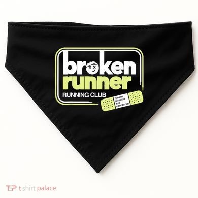Broken Runner Running Club Turning Setbacks Into Comebacks USA-Made Doggie Bandana